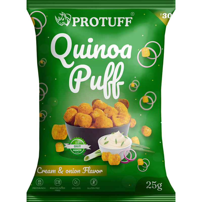 Quinoa Puff -Cream & Onion