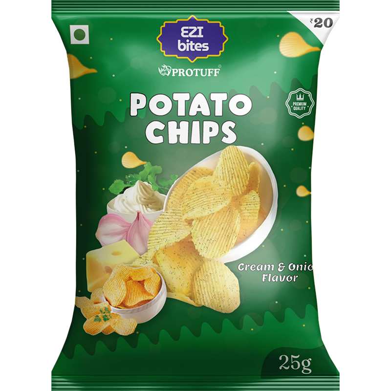 Potato Chips - Cream & Onion