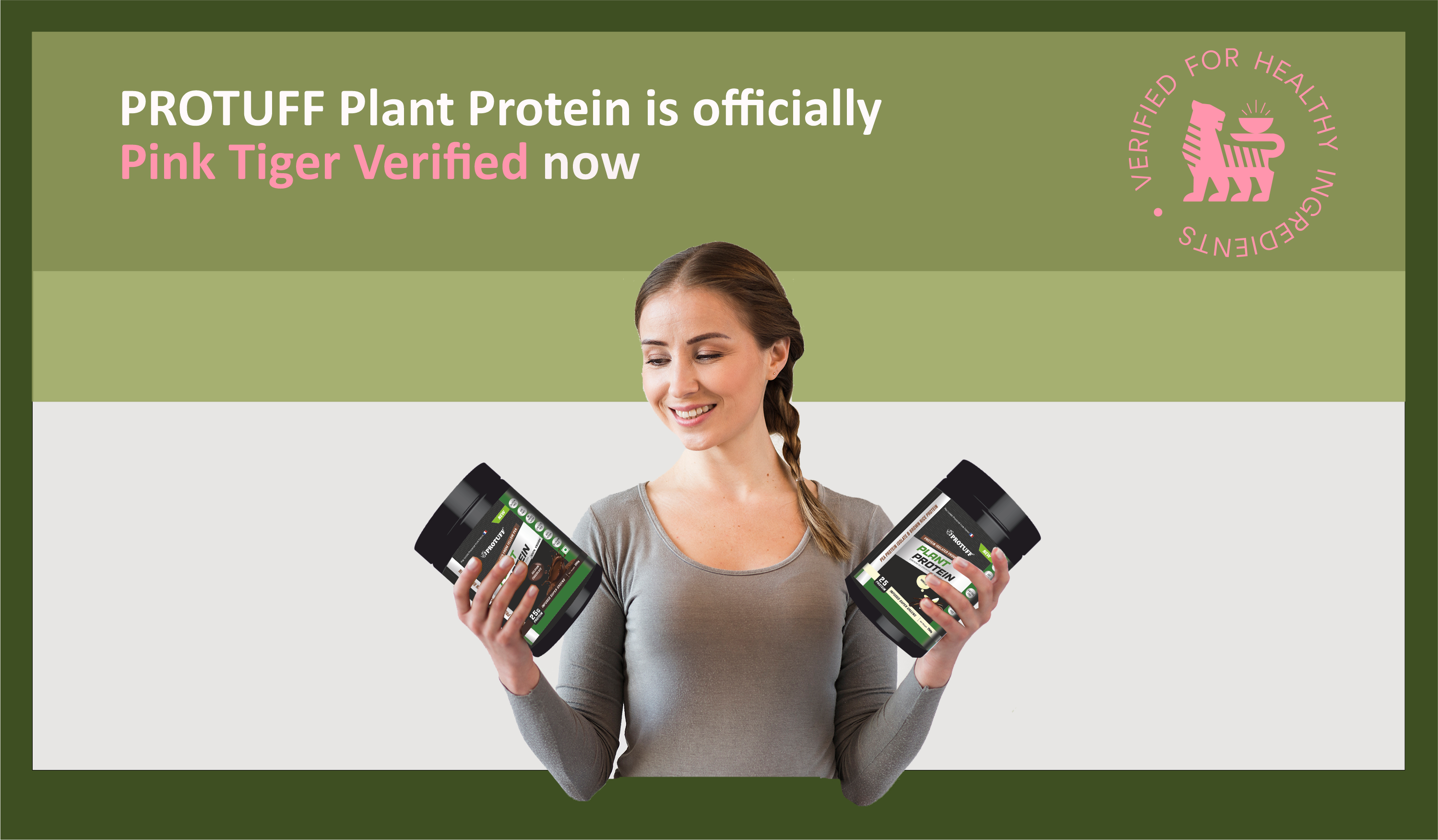 The Pink Tiger Verified - The Gold Standard in Plant Protein!