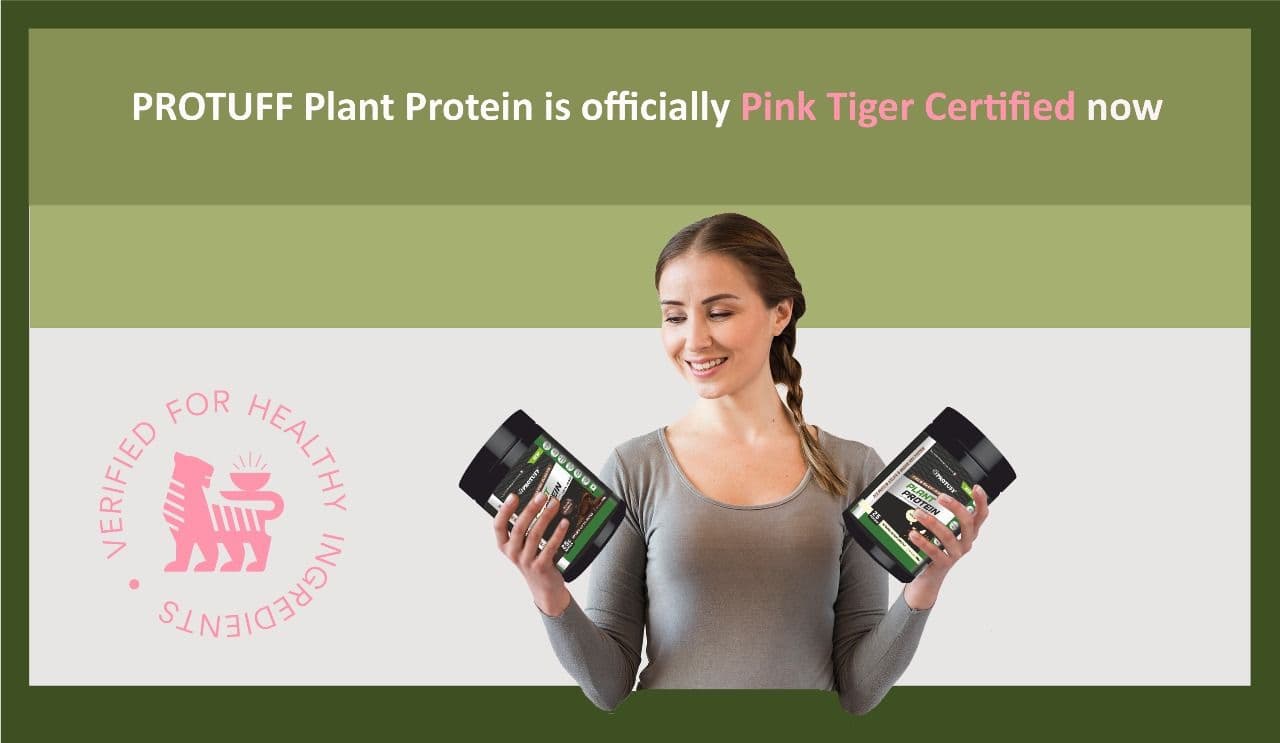 The Pink Tiger Certified - The Gold Standard in Plant Protein!